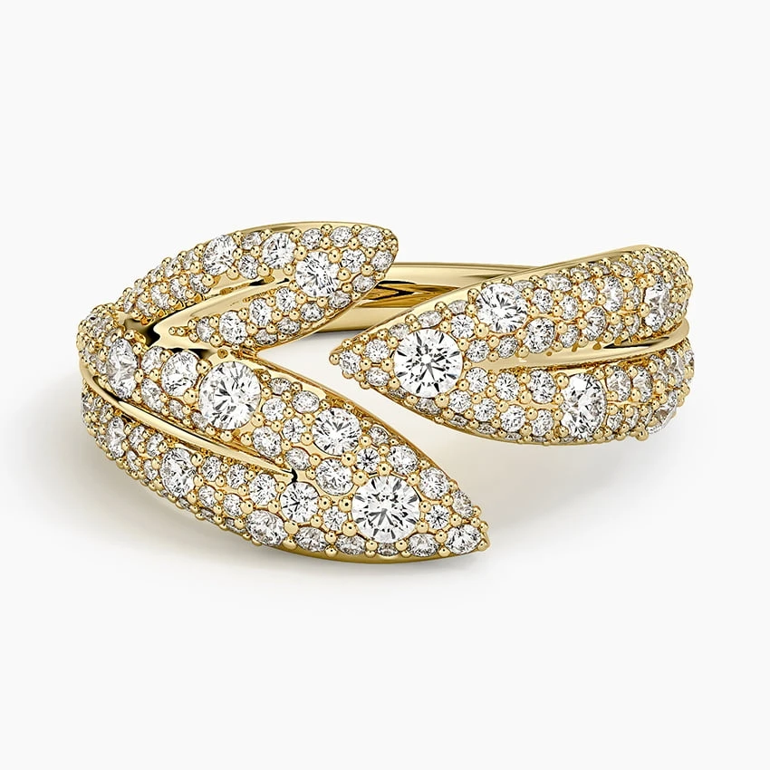 Olive branch ring